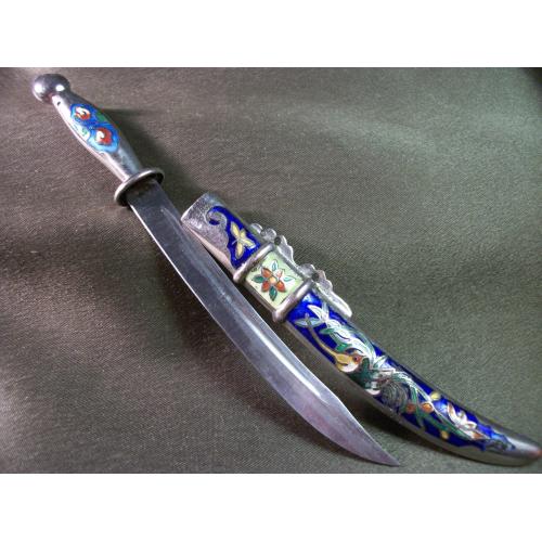 5.717 Нож для писем, бумаг, конвертов. Эмаль, клуазоне