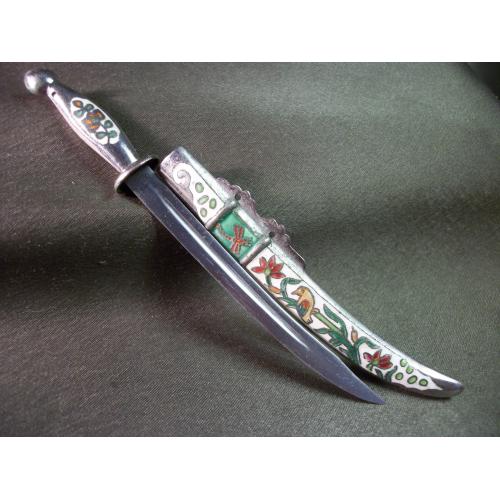 5.720 Нож для писем, бумаг, конвертов. Эмаль, клуазоне