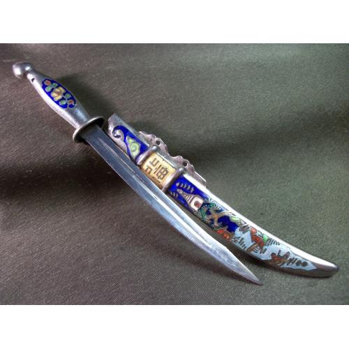 5.721 Нож для писем, бумаг, конвертов. Эмаль, клуазоне