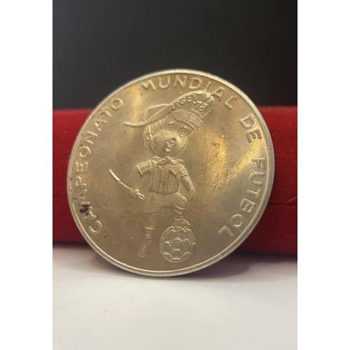6It214 Памятная серебряная медаль в честь чемпионата мира по футболу в Аргентине в 1978 году