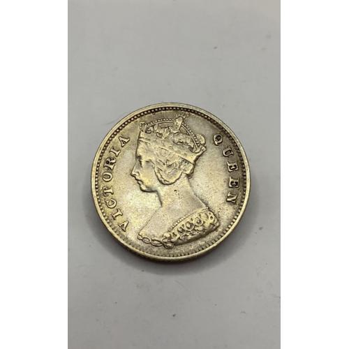 6к62 20 центов 1901. Британская Азия Гонконг. Вес 2,8 гр