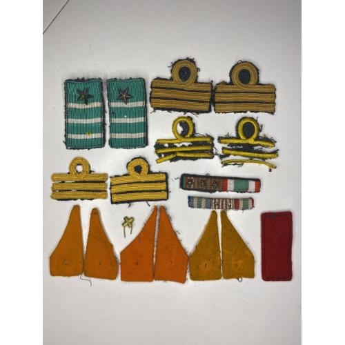 6lt14 Комплект знаков отличия Итальянского морского флота. Шевроны, нашивки, петлицы и другое 