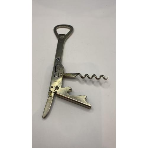 6lt142 Открывачка, открывалка, консервный ключ, нож, штопор, Европа, винтаж. 