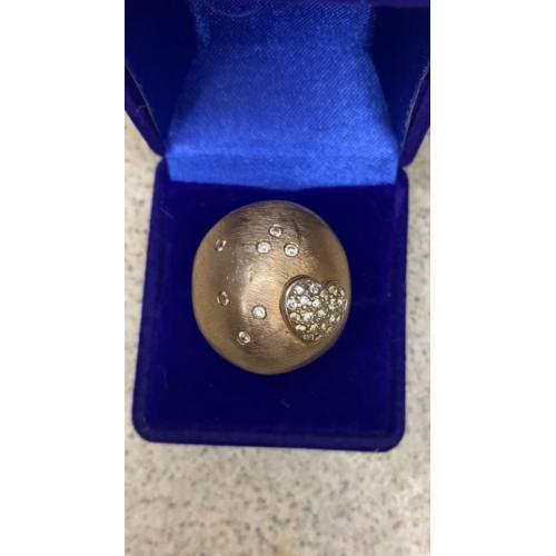 6lt18 Кольцо итальянской ювелирной фирмы Misis. Диаметр внутри 1,8 см Серебро 925 пр.