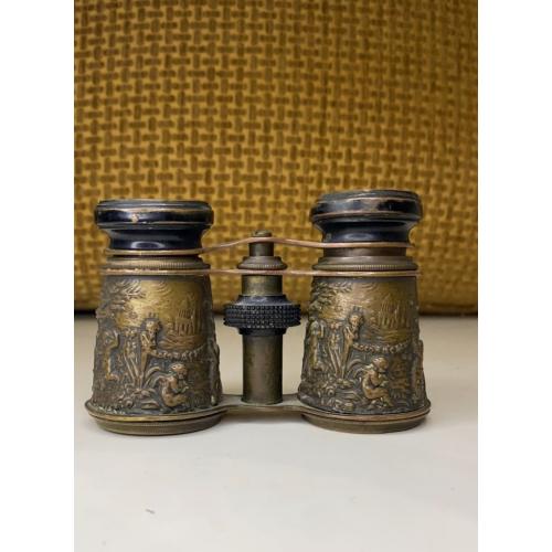 6lt26 Театральный (оперный) бинокль с рельефным декоративным орнаментом. Конец XIX - начало XX ст