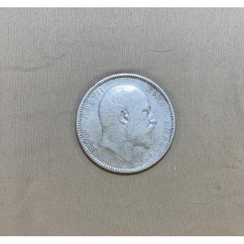 6lt46 1, одна рупия 1904 г. серебро., Британская Индия Вес 11,8