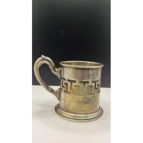 6lt99 Старый, винтажный итальянский подстаканник известной компании Броджи, Broggi Milano. 