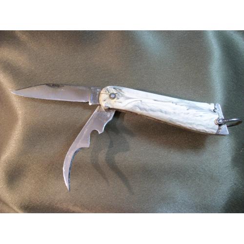 М714 Советский раскладной нож Павлово, консервный ключ и лезвие. 8 см