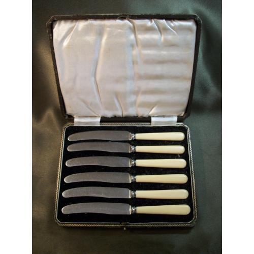 М82 Нож, столовые ножи Шеффилд, Англия, SHEFFILD, 6 шт в родной коробке. 