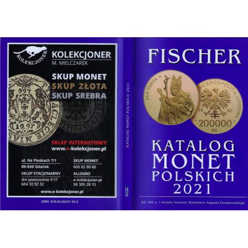 FISCHER 2021. Katalog monet polskich / Фишер. Каталог монет польских *PDF