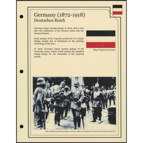Германская империя. Почтовые марки 1872-1918. Иллюстрированные листы *PDF