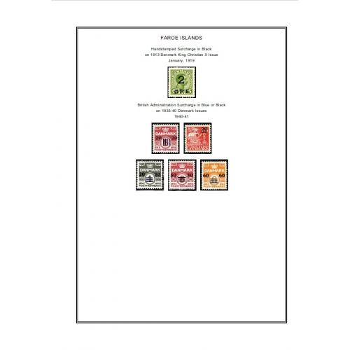 Иллюстрированные листы. Фарерские острова 1919-2005 *PDF