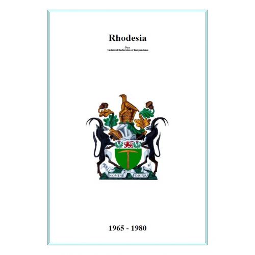 Иллюстрированные листы. Федерация почты Родезии 1965-1980 *PDF