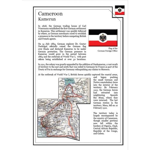 Иллюстрированные листы. Колонии Германии. Камерун. Почтовые марки 1897-1919 *PDF