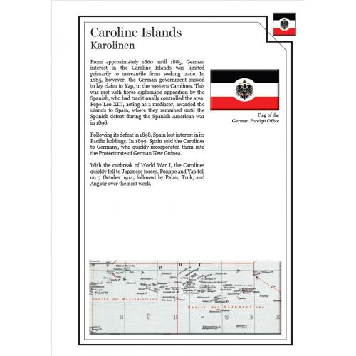 Иллюстрированные листы. Колонии Германии. Каролинские острова. Почтовые марки 1899-1923 *PDF