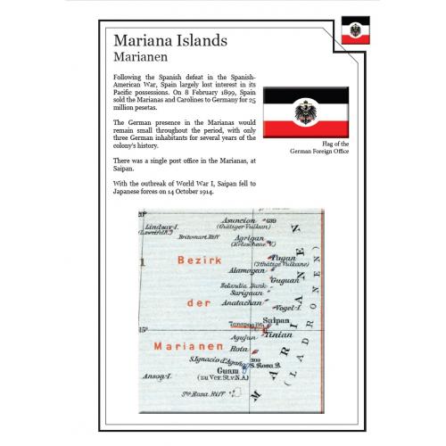 Иллюстрированные листы. Колонии Германии. Марианские острова. Почтовые штемпеля 1899-1914 *PDF