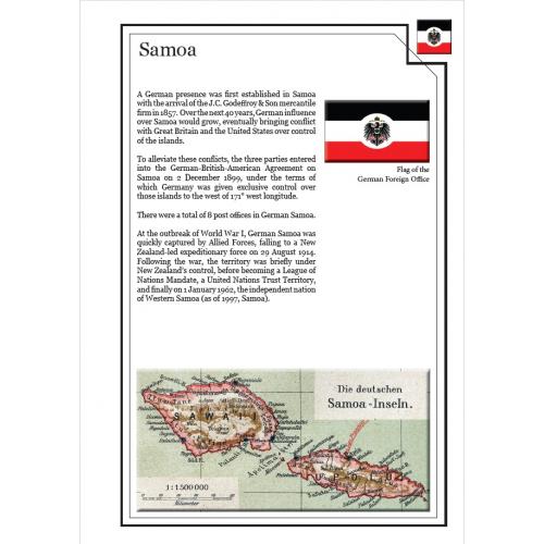 Иллюстрированные листы. Колонии Германии. Самоа. Почтовые штемпеля 1886-1914 *PDF
