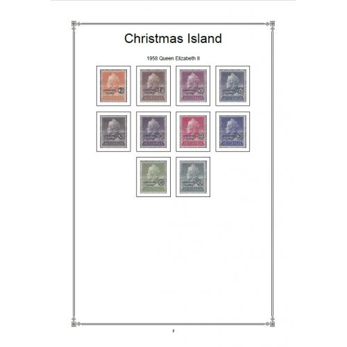 Иллюстрированные листы. Остров Рождества 1958-2021 *PDF
