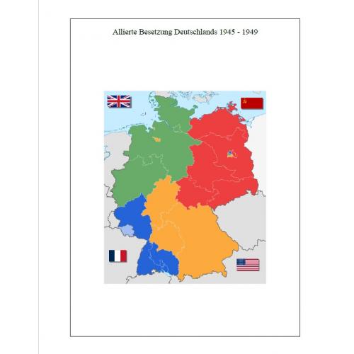 Иллюстрированные листы. Союзная оккупация Германии 1945-1949 *PDF