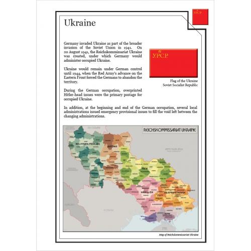 Иллюстрированные листы. Украина. Оккупация Третьего рейха 1941-1944 *PDF