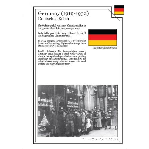 Иллюстрированные листы. Веймарская республика 1919-1932. Почтовые марки *PDF