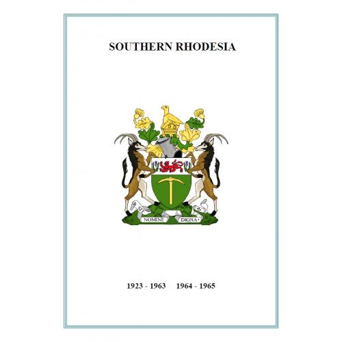 Иллюстрированные листы. Южная Родезия 1923-1953 и 1963-1965 *PDF