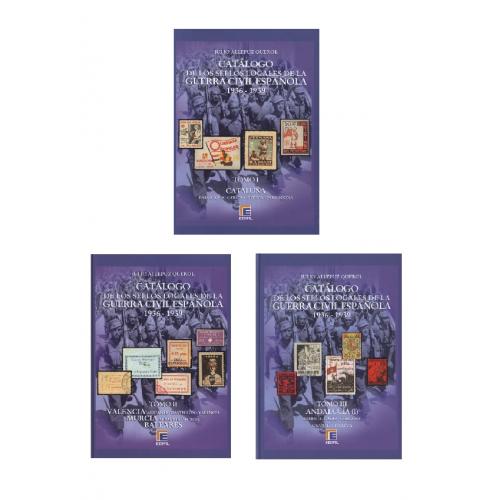 Каталог марок гражданской войны в Испании EDIFIL 1936-1939. 1-3 тома *PDF