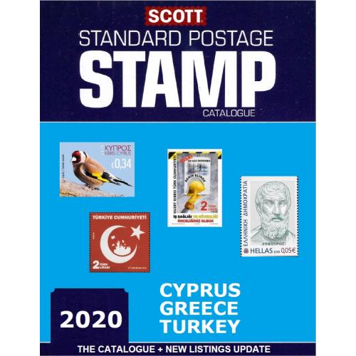 Каталог Scott Catalogue+Update. Кипр, Греция, Турция 2020 *PDF