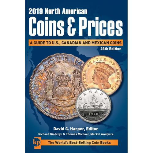 KRAUSE 2019 North American Coins &amp; Prices, 28th edition (2019) *PDF