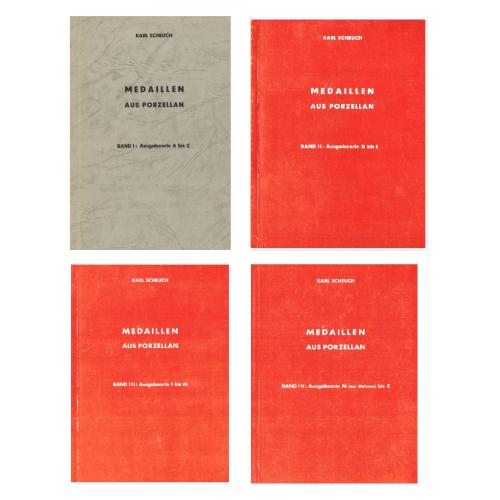 Medaillen aus Porzellan. Karl Scheuch / Медали из фарфора. В четырех томах (1967-1970) *PDF