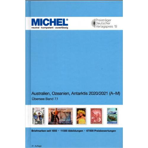 Michel. Band 7.1. Übersee Katalog. Australien-Ozeanien-Antarktis (A-M) (2020-2021) *PDF