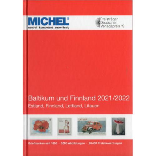 Michel E11 2022 Baltikum und Finnland (2022) / Каталог почтовых марок Балтика и Финляндия 2022 *PDF