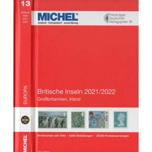 Michel E13 Britische Inseln 2021/2022 / Каталог почтовых марок Британские острова 2021/2022 *PDF
