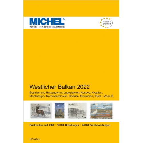 Michel E6 2022 Westlicher Balkan 2022 / Каталог почтовых марок Западные Балканы 2022 *PDF