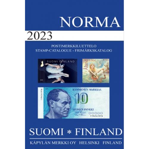 NORMA 2023 Suomi luettelo, 1856-2022 Finland katalog / Каталог почтовых марок Финляндии *PDF