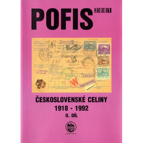 POFIS 2001. Czechoslovak Postal Stationery 1918 - 1992 Part II / Каталог почтовых карточек *PDF