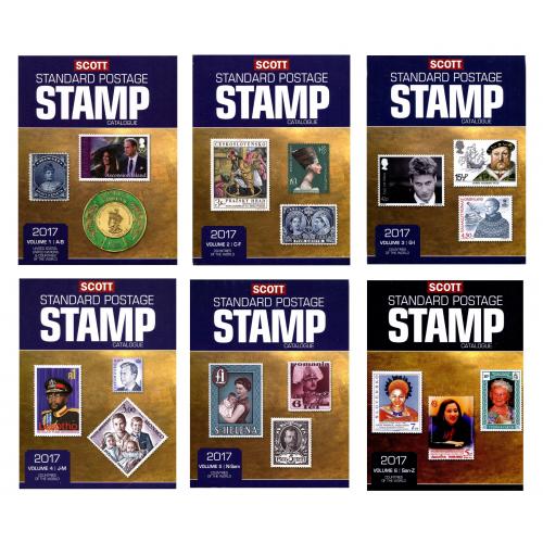 ​Scott 2017 Vol.1-6. Standard Postage Stamp Catalogue / Каталог марок Scott 2017. Том 1-6 *PDF