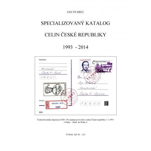 Specializovaný Katalog Celin České Republiky 1993 - 2014. Jan Starec *PDF
