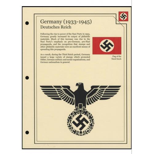 Третий Рейх. Почтовые марки 1933-1945. Иллюстрированные листы *PDF