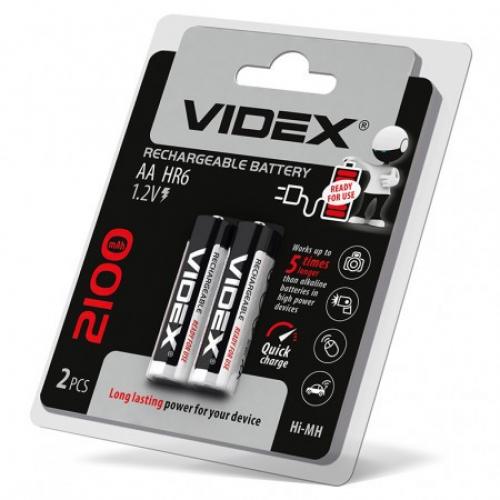 Аккумуляторы Videx HR6 AA 2100mAh 2 шт. (1361)