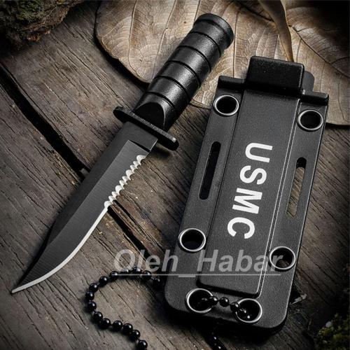 Міні ніж USMC (репліка) чорний (1487)