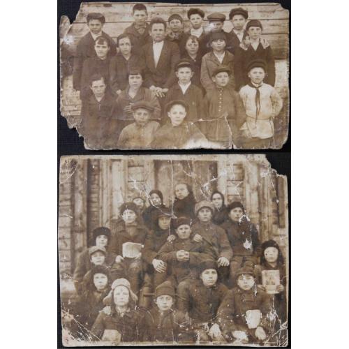 Школьные фото 1880 и 1932 года