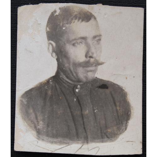 Старое фото солдата Первой мировой