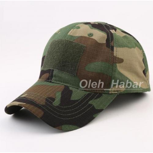 Тактична бейсболка Woodland. Бейсболка з липучкою під шеврон. Кепка Woodland (1645)