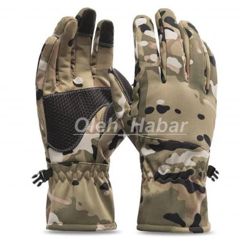 Зимові тактичні рукавиці Мультикам Softshell (розмір XL) (1722)