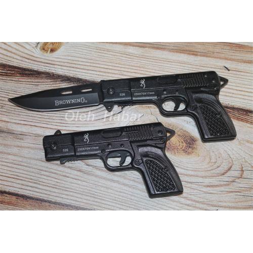 Викидний ніж у формі пістолета Browning (1295)