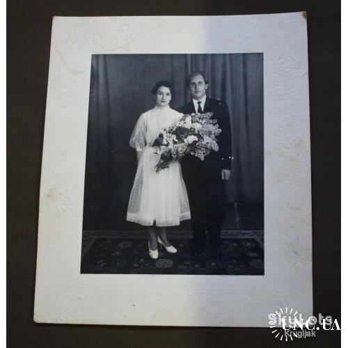 Большое свадебное фото, 1950-60е гг.