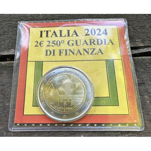 Италия 2 евро 2024 год биметалл 