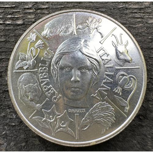 Италия 500 лир 1991 год серебро