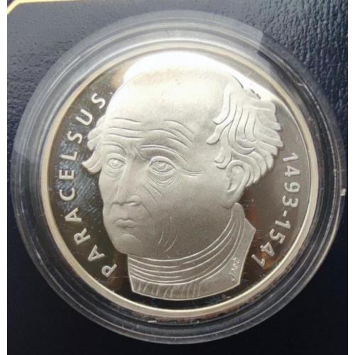 Швейцария двадцать франков 1993 год серебро юбилейная монета 20 грамм 835 проба